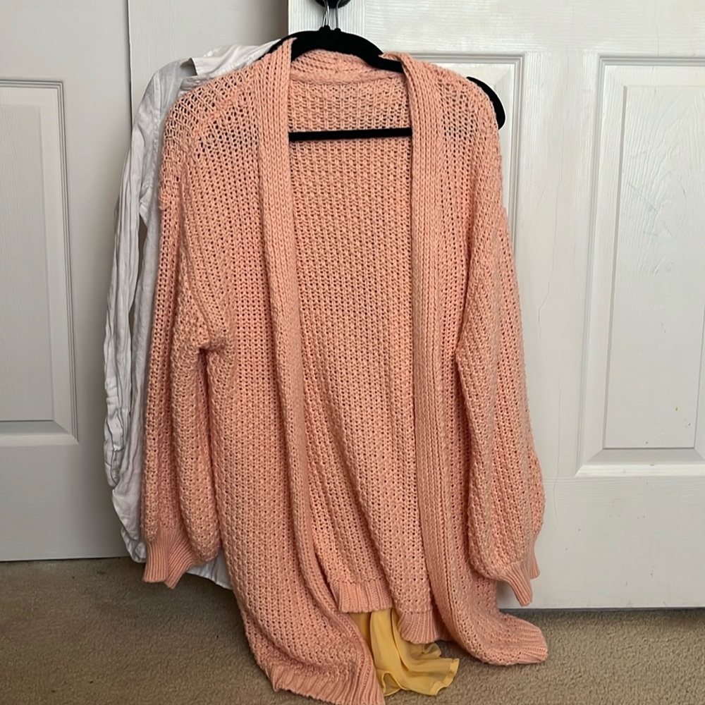 Amazon pink cardigan